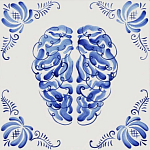 Плитка с узором Мозг варинант исполнения - 2 | Loft Concept в Костроме