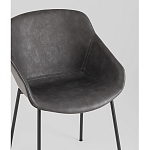 Стул Ashby экокожа серый варинант исполнения - 3 | Loft Concept в Костроме