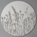 Панно Серые цветы варинант исполнения - 1 | Loft Concept в Костроме