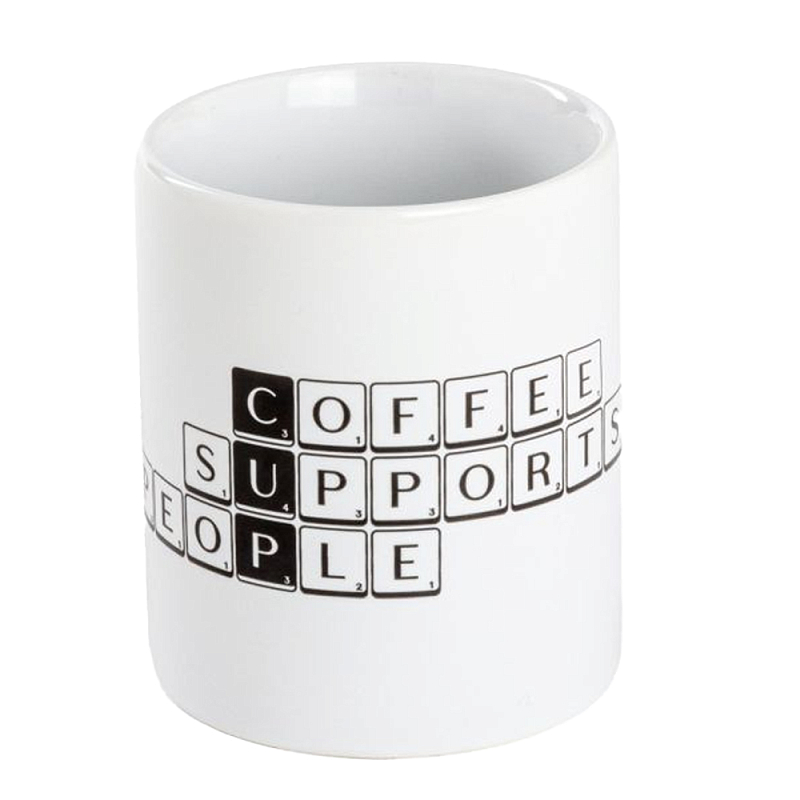Кружка Seletti Tiles and Tales Cup Белый Черный Кружка Seletti Tiles and Tales Cup Белый Черный в Костроме | Loft Concept