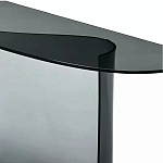 Консоль дымчатого цвета с изогнутым основанием Arabesque варинант исполнения - 1 | Loft Concept в Костроме