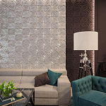 Гипсовая 3D панель с принтографией PM-37 варинант исполнения - 2 | Loft Concept в Костроме