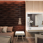 Гипсовая 3D панель с принтографией PM-03 варинант исполнения - 2 | Loft Concept в Костроме