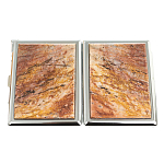 Портсигар на 10 сигарет с газовой зажигалкой из натурального камня Авантюрин Stone Cigarettes Cases варинант исполнения - 4 | Loft Concept в Костроме