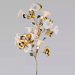 Торшер в виде белых и золотых цветов каллы Refined Taste of Light варинант исполнения - 2 | Loft Concept в Костроме