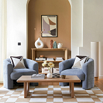 Стол журнальный из массива и шпона дуба Oak Essence Carden варинант исполнения - 6 | Loft Concept в Костроме