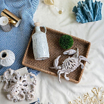 Статуэтка краб с детализированной текстурой в белом цвете Marine Accessories варинант исполнения - 7 | Loft Concept в Костроме