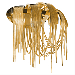 Бра с металиическими цепочками и дугообразными элементами Atlantis Chain варинант исполнения - 11 | Loft Concept в Костроме