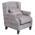 Кресло Henry Armchair grey velour варинант исполнения - 1 | Loft Concept в Костроме