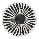 Потолочный светильник круглый с стеклянными бусинами Uniformity варинант исполнения - 1 | Loft Concept в Костроме