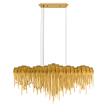 Люстра подвесная с металлическими дугами и длинными цепочками 115 см Atlantis Chain варинант исполнения - 4 | Loft Concept в Костроме