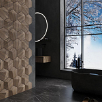 Гипсовая 3D панель с принтографией PM-30 варинант исполнения - 2 | Loft Concept в Костроме