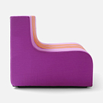 Дизайнерское кресло зеленое Poltronova Sofo Verosa Green Pink Armchair варинант исполнения - 7 | Loft Concept в Костроме