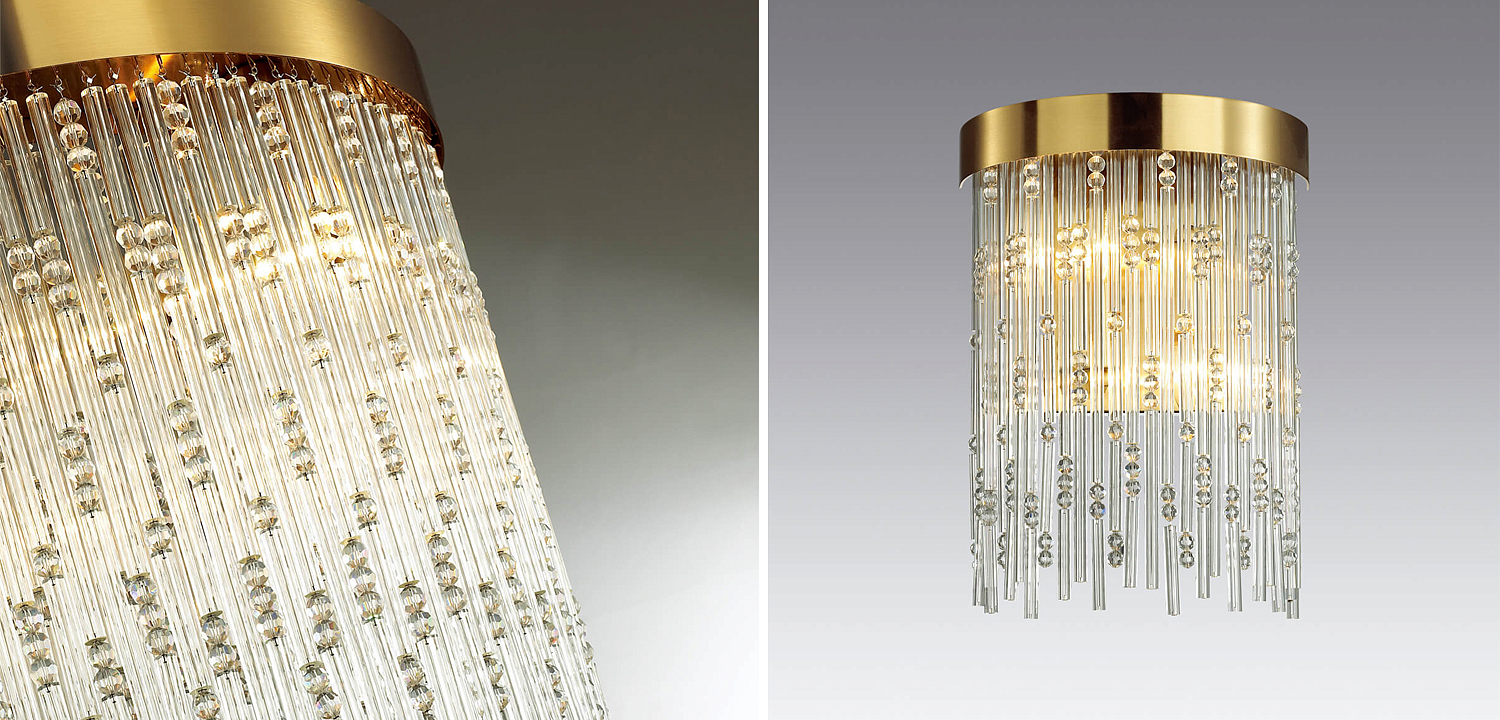 Бра Hailstorm Rain Kerri Wall lamp gold Бра Hailstorm Rain Kerri Wall lamp gold - Loft-Concept в Костроме