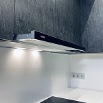 Угловой кухонный гарнитур Жемчужный белый Серый Clarke Kitchen Set White Grey варинант исполнения - 3 | Loft Concept в Костроме