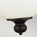 Подвесной светильник с белым стеклянным плафоном в форме шара на цепи Feiss варинант исполнения - 5 | Loft Concept в Костроме