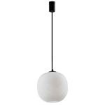 Подвесной светильник со стеклянным рельефным плафоном белый Perforated Glass 25 варинант исполнения - 2 | Loft Concept в Костроме