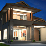 Настенный фонарь уличный прямоугольный черного цвета со стеклом с пузырьками Eurofase варинант исполнения - 6 | Loft Concept в Костроме