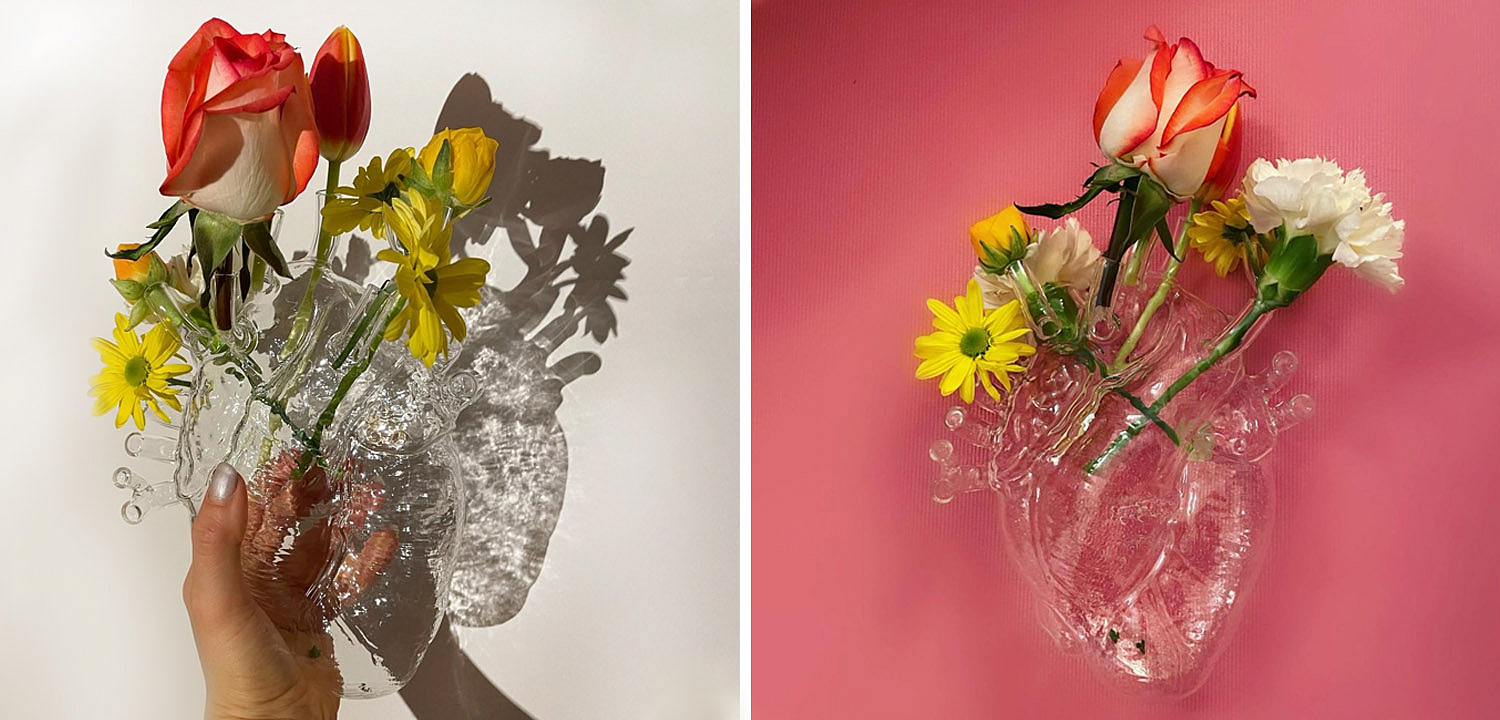 Ваза Seletti Love in Bloom Glass Ваза Seletti Love in Bloom Glass - Loft-Concept в Костроме