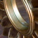 Зеркало-солнце с золотыми с лучами Rays of Peace варинант исполнения - 2 | Loft Concept в Костроме