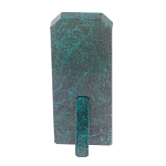 Часы погон ВС подарочные настольные из натурального камня Змеевик Military Clock варинант исполнения - 15 | Loft Concept в Костроме