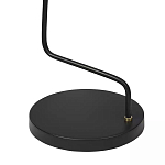 Торшер на изогнутом основании в сочетании черного и золотистого цвета Stable Base варинант исполнения - 4 | Loft Concept в Костроме