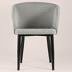 Мягкое кресло на металлических ножках Shaggy Grey варинант исполнения - 3 | Loft Concept в Костроме