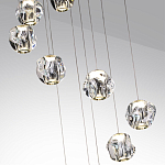 Люстра каскадня с 12-ю прозрачными шарообразными плафонами Bubbles Bocci варинант исполнения - 6 | Loft Concept в Костроме