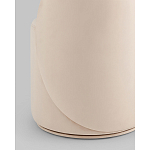 Пуф Loreen со спинкой вращающийся велюр молочный варинант исполнения - 3 | Loft Concept в Костроме