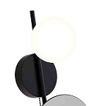 Бра с матовым плафоном в форме шара и зеркальной плоской панелью Lunar Echo  варинант исполнения - 1 | Loft Concept в Костроме