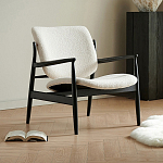 Кресло с каркасом и ножками из древесины и мягкими сиденьем и спинкой Venice варинант исполнения - 6 | Loft Concept в Костроме