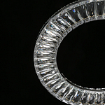 Люстра круглая с прозрачной хрустальной рамкой Maude Crystal Light варинант исполнения - 8 | Loft Concept в Костроме