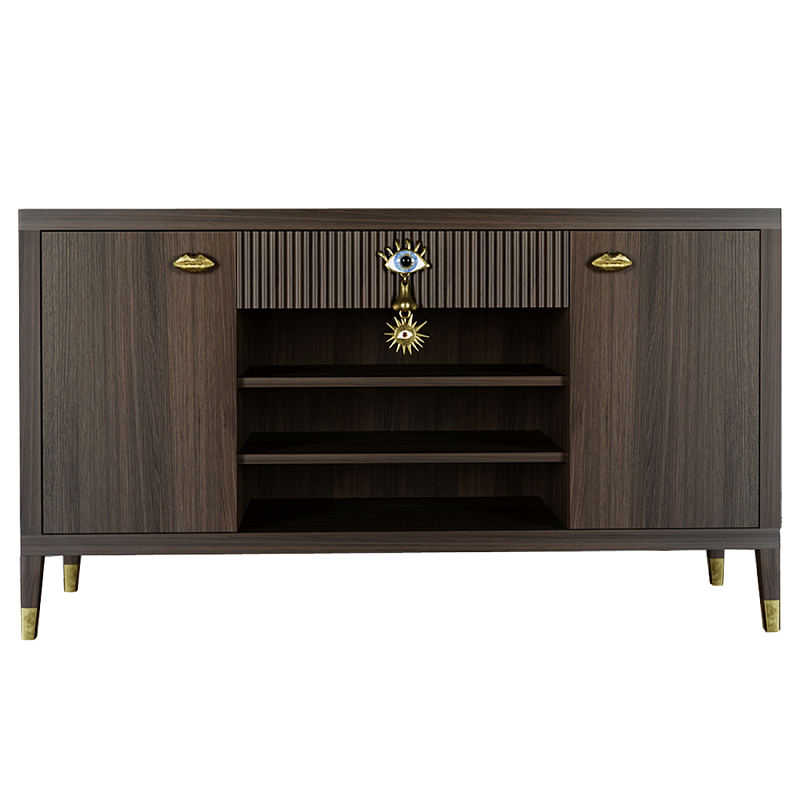 Комод-буфет Elsa Dreams Walnut с открытыми полками Орех Комод-буфет Elsa Dreams Walnut с открытыми полками Орех в Костроме | Loft Concept