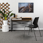 Стол рабочий в стиле лофт с ящиком и нишей для хранения Urban Style Space варинант исполнения - 4 | Loft Concept в Костроме