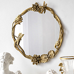 Настенное зеркало в бронзовой раме Eden Garden варинант исполнения - 4 | Loft Concept в Костроме