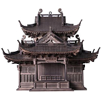 Макет Китайская пагода макет древней традиционной архитектуры варинант исполнения - 2 | Loft Concept в Костроме