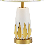 Настольная лампа с абажуром Femia White Gold Table Lamp варинант исполнения - 3 | Loft Concept в Костроме