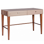 Стол письменный из массива бука с 2-мя ящиками бежевый Wenge Light варинант исполнения - 1 | Loft Concept в Костроме