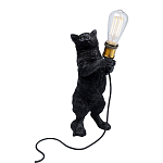 Настольная лампа Черный кот варинант исполнения - 1 | Loft Concept в Костроме