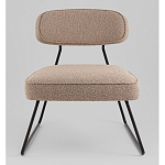 Кресло лаунж Kate букле капучино варинант исполнения - 4 | Loft Concept в Костроме