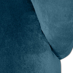 Барный стул вращающийся со спинкой Синий Велюр Vendramin Chair варинант исполнения - 3 | Loft Concept в Костроме