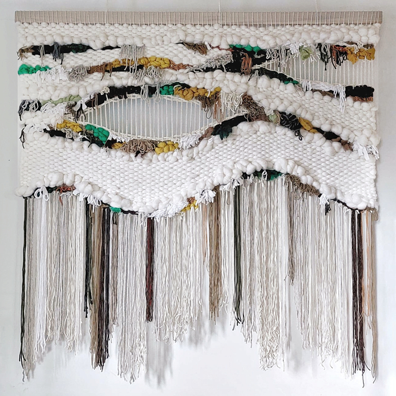 Панно Современный Гобелен Tapestry Misty Morning Белый Мульти в Костроме | Loft Concept 