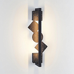 Светодиодное бра черного цвета Suprematism Ice Crack варинант исполнения - 3 | Loft Concept в Костроме