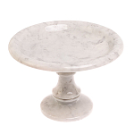 Фруктовница большая из натурального камня Мрамор Белый Natural Stone Fruit Bowls варинант исполнения - 2 | Loft Concept в Костроме