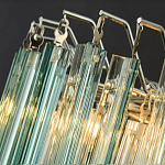 Дизайнерская люстра AQUA Blue Lagoon бирюзовое стекло несколько ярусов варинант исполнения - 4 | Loft Concept в Костроме