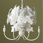 Люстра белая в виде цветков шиповника White Rosehip Flower варинант исполнения - 3 | Loft Concept в Костроме