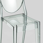 Прозрачный стул с серым оттенком LOUIS GHOST CHAIR варинант исполнения - 7 | Loft Concept в Костроме