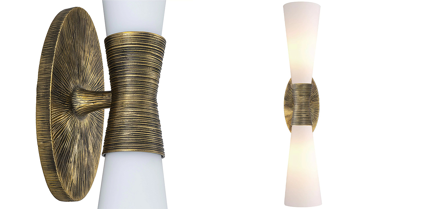 Бра Eichholtz Wall Lamp Nolita Double Бра Eichholtz Wall Lamp Nolita Double - Loft-Concept в Костроме