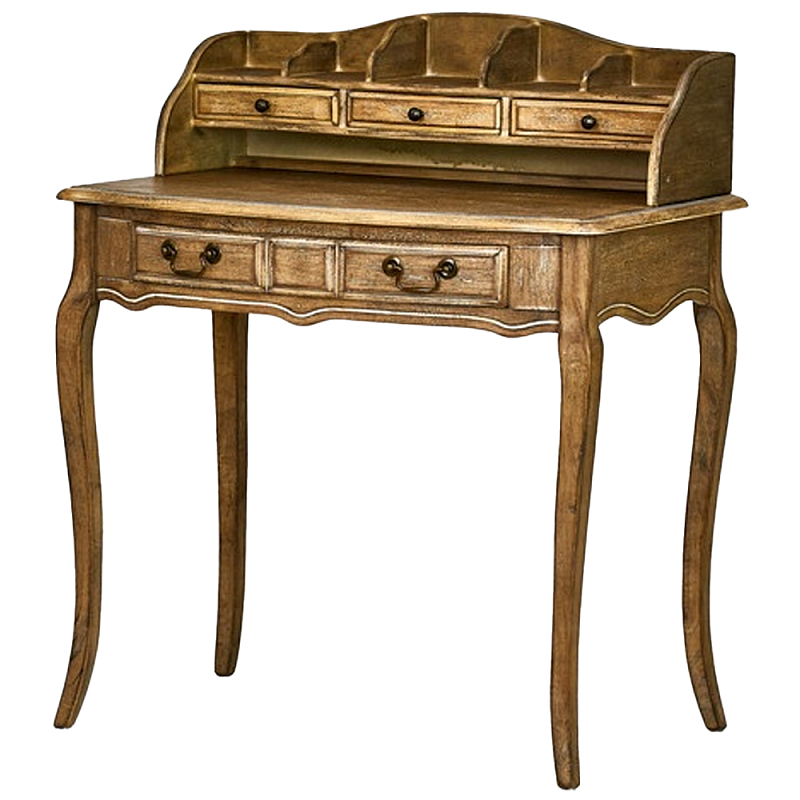 Стол-бюро из массива дерева Margery Provence Desk Коричневый Стол-бюро из массива дерева Margery Provence Desk Коричневый в Костроме | Loft Concept