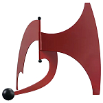 Декоративная статуэтка Abstract Figure Red Figurine варинант исполнения - 1 | Loft Concept в Костроме